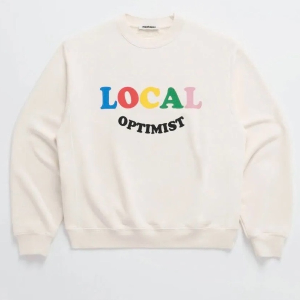 Madhappy Cream Local Optimist Sweatshirt